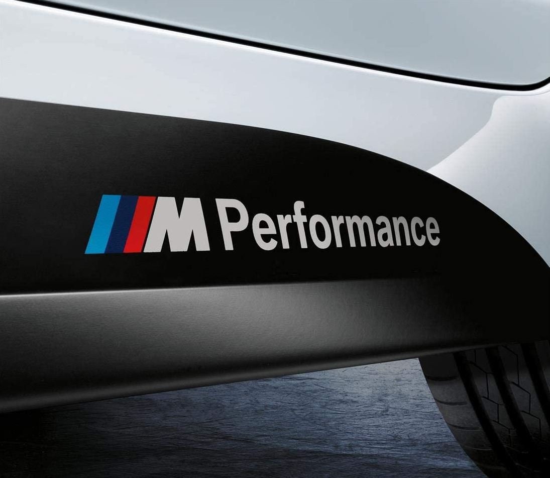 BMW M Power logo car stickers ( Pair of 2 )