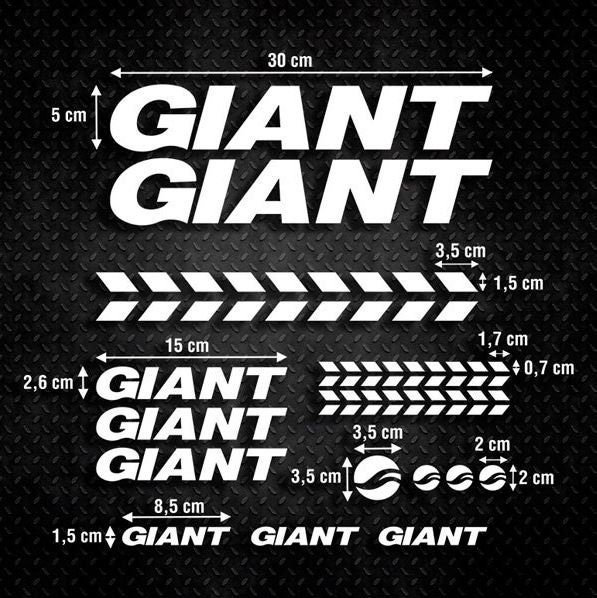 Giant mtb sale stickers