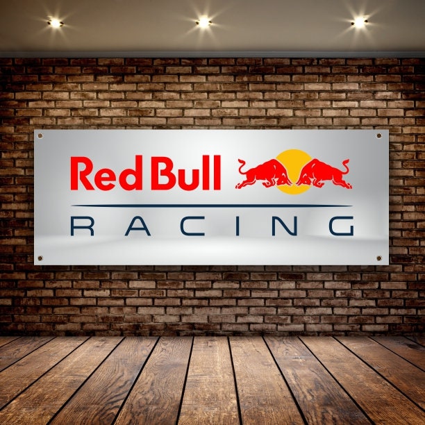 Red Bull Formula One F1 Racing Blue Background Stickers X2 for Car, Van,  Window Etc. 125mm 12.5cm Length High Quality Laminated Vinyl 