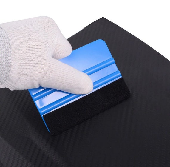 1 Pcs Car Scraper With Felt Squeegee Tool Film Wrapping Auto Styling Car  Scraper With Felt Squeegee Tool Film Wrapping 