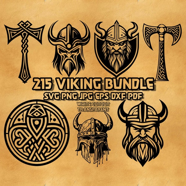 Viking Svg Bundle,  Viking Shield, Scandinavian Svg, Viking Warrior head Svg, Viking Axe, Celtic Knot , Valhalla Svg, Viking Helmet svg dxf