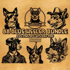 Bundle in formato SVG di cane con tacco blu, tacco con tacco blu sbirciato, tacco con tacco blu floreale, tacco con tacco blu cowboy, tacco con tacco blu reale, tacco con tacco blu gentiluomo, cane carino