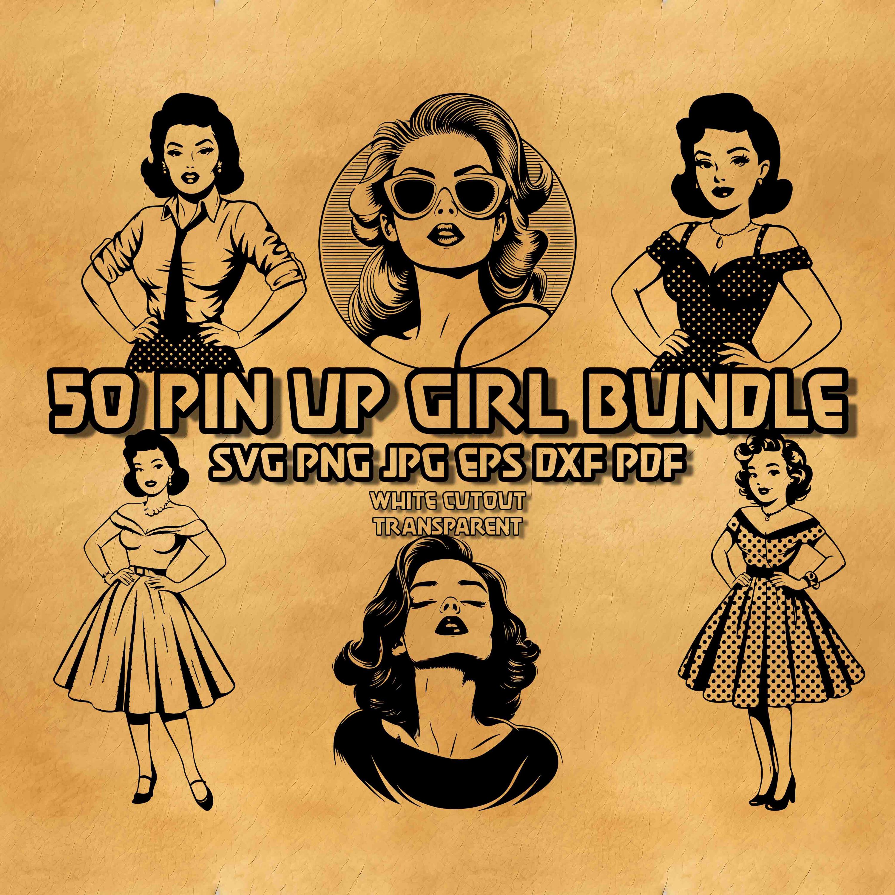 Rockabilly Pinup Png - Etsy