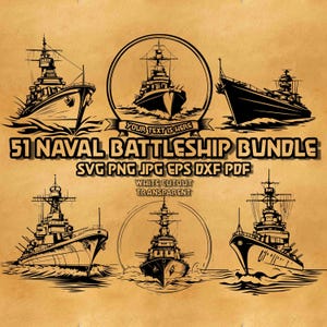 U.S. Navy Naval Battleship Svg Bundle, Military Warship Monogram, US Military Warship Svg, Navy Frigate Design, For Warship-Themed Projects
