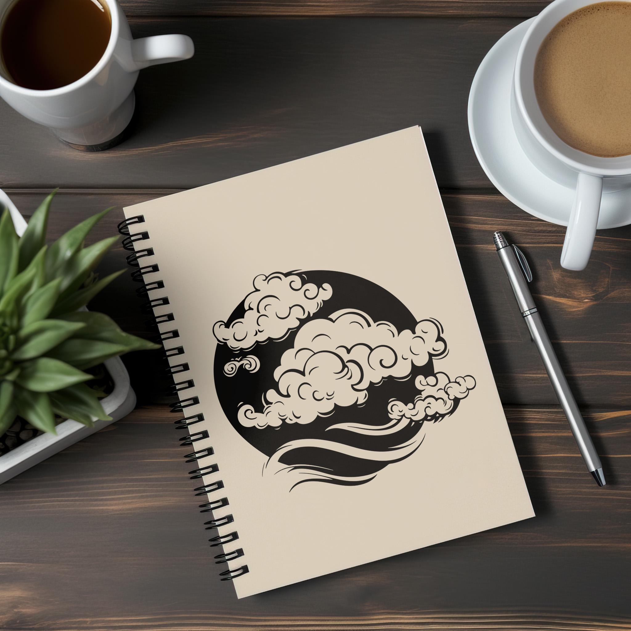 Japanese Cloud SVG Bundle 62 Designs Zen Oriental Ukiyo-e Sky