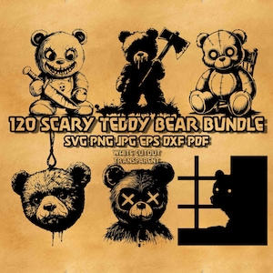 Teddy killer svg - Etsy 日本