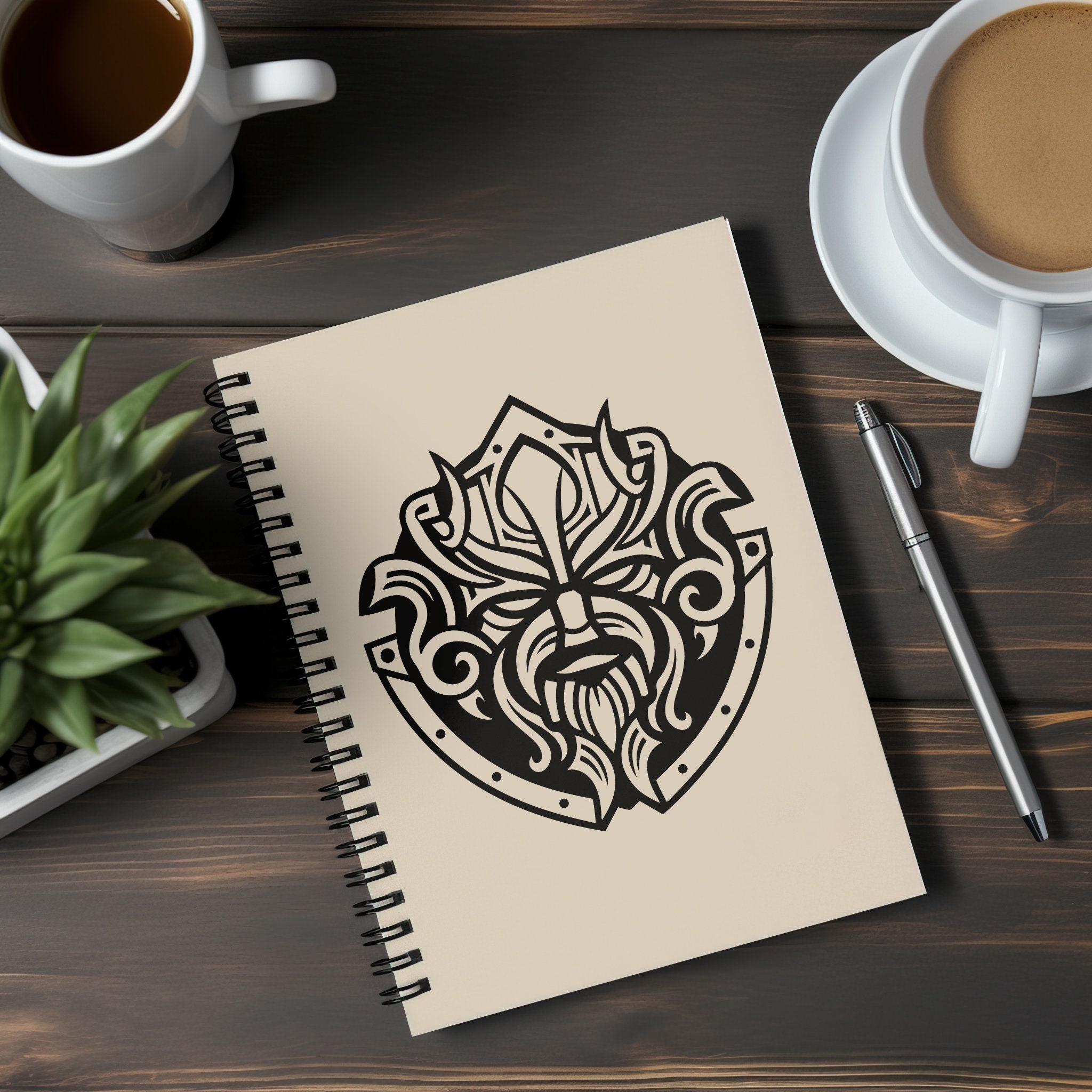 Viking Svg Bundle, Viking Shield, Scandinavian Svg, Viking Warrior Head