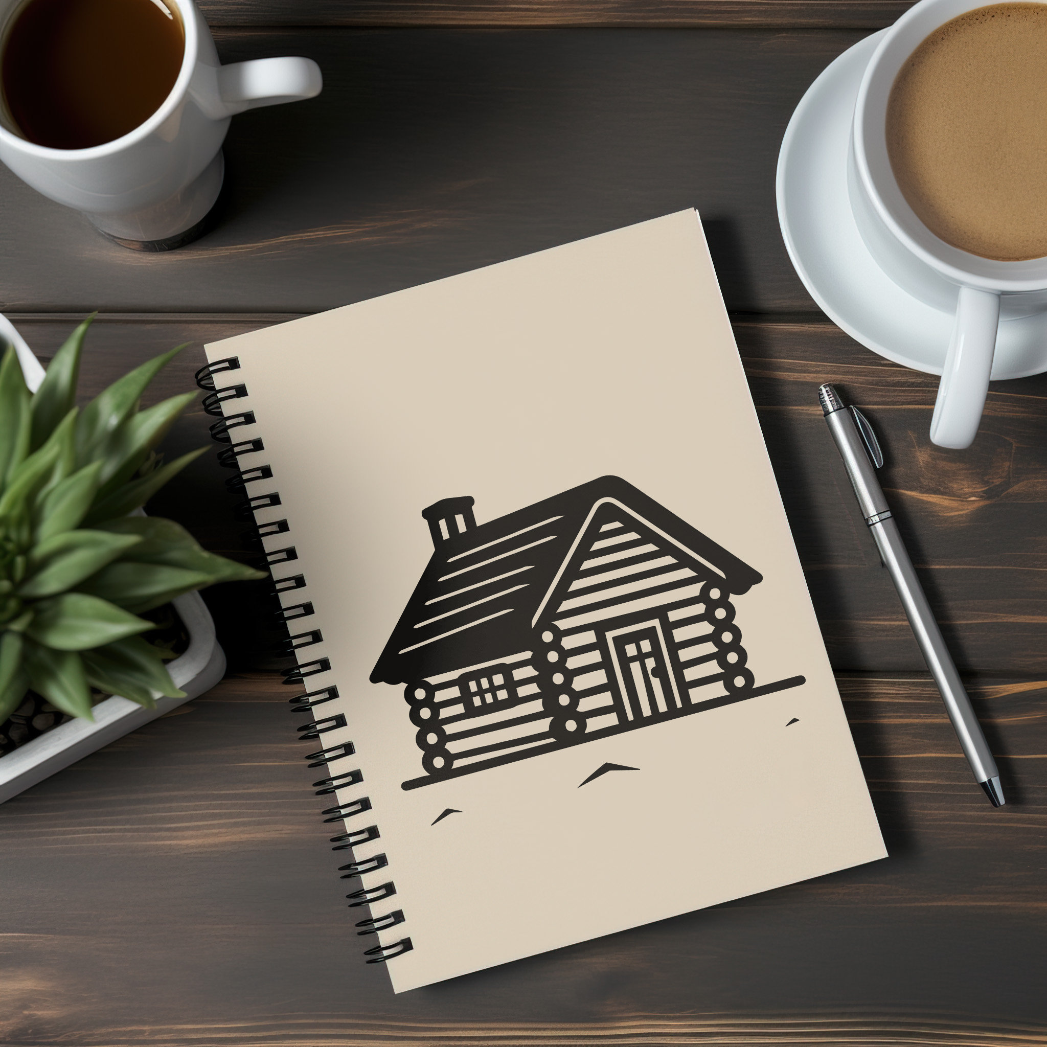 Log Cabin Svg Bundle, Wooden Cabin Svg, Log Cabin Silhouette Svg