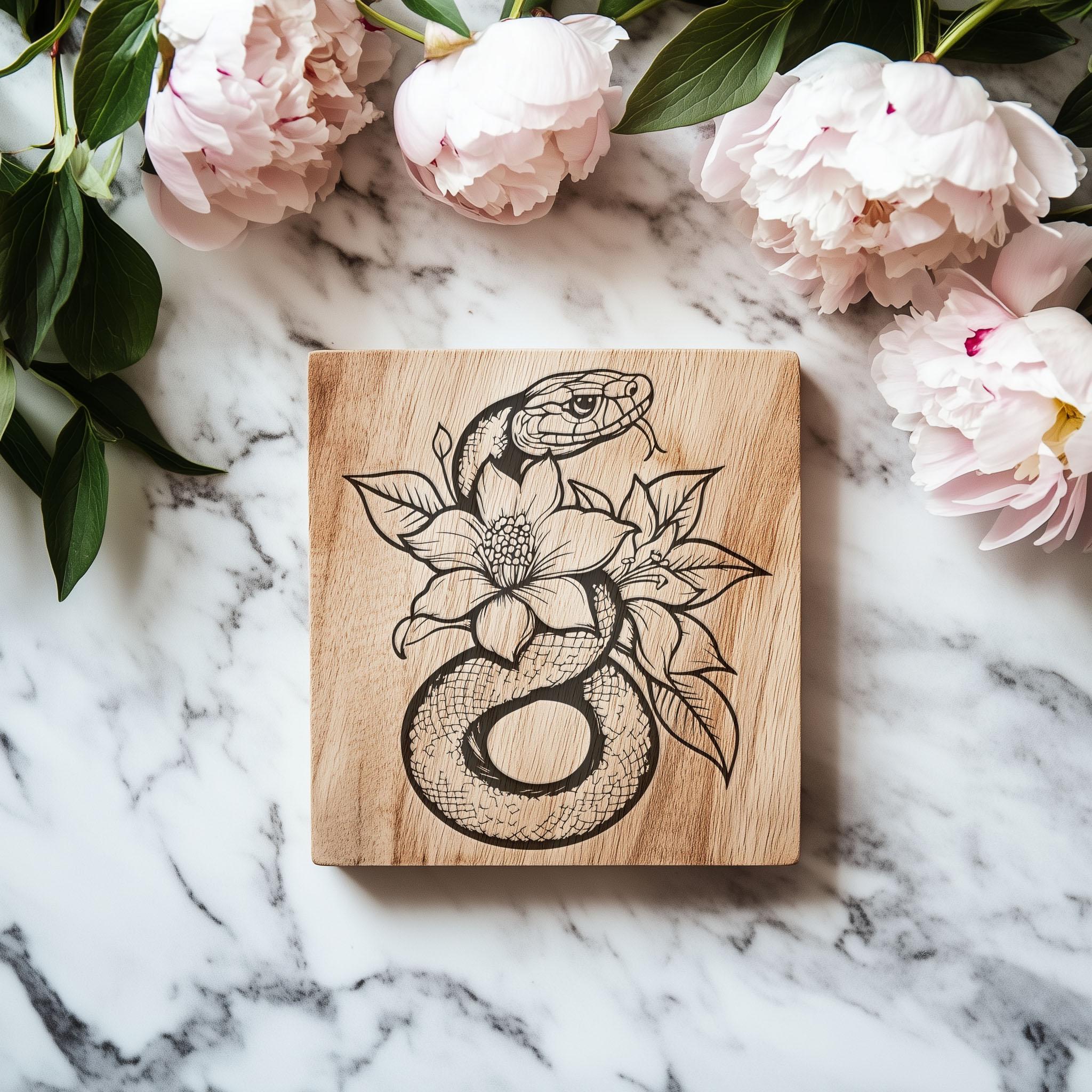 Snake Tattoo SVG Bundle: Edgy Serpent Clipart (digital Download) - Etsy