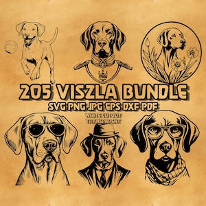 Vizsla Svg Bundle, Cowboy Vizsla Svg, Floral Vizsla Svg, Royal Vizsla Svg, Vizsla Sunglass, Gentleman Vizsla Svg, Vizsla Design Eps Png Svg