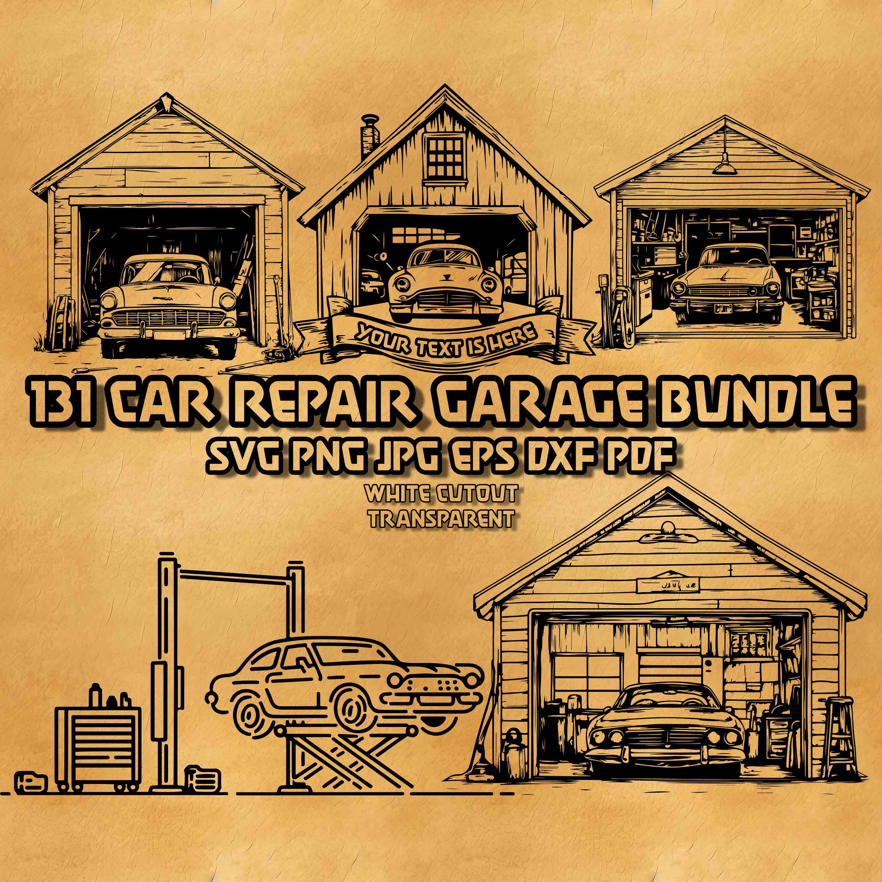 Svg Auto Works Car Repair Garage SVG Bundle: Mechanic Auto Shop Designs - Etsy Canada