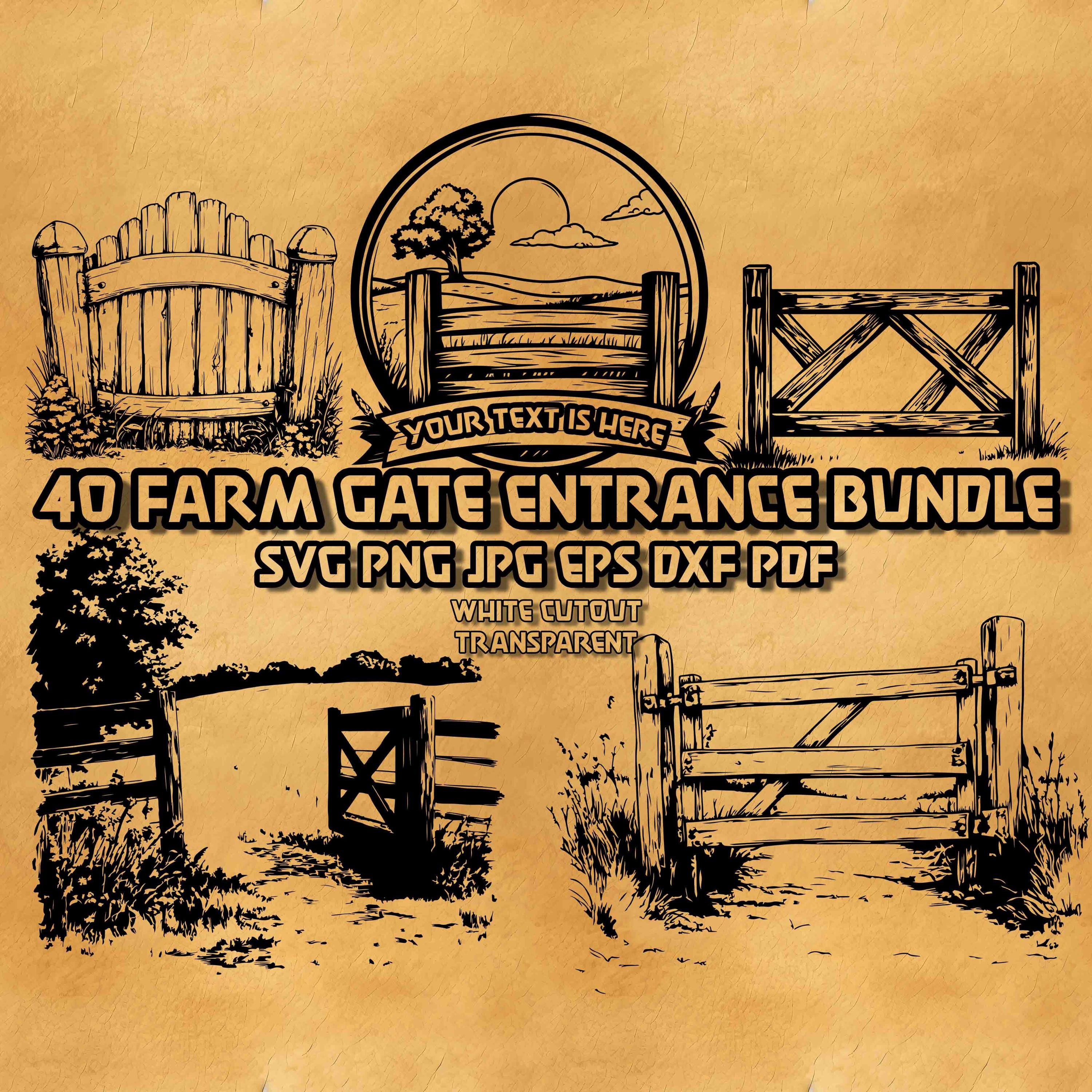Wooden Farm Gates - Etsy