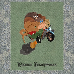 Motorbike Digitize Digital Machine Embroidery Design Pattern Instant Download 13 formats Size 4x4 5x7