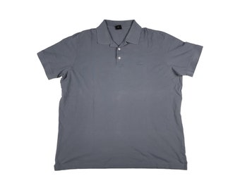 Vintage Boss Polohemd Gr XXL Grau Polo Shirt