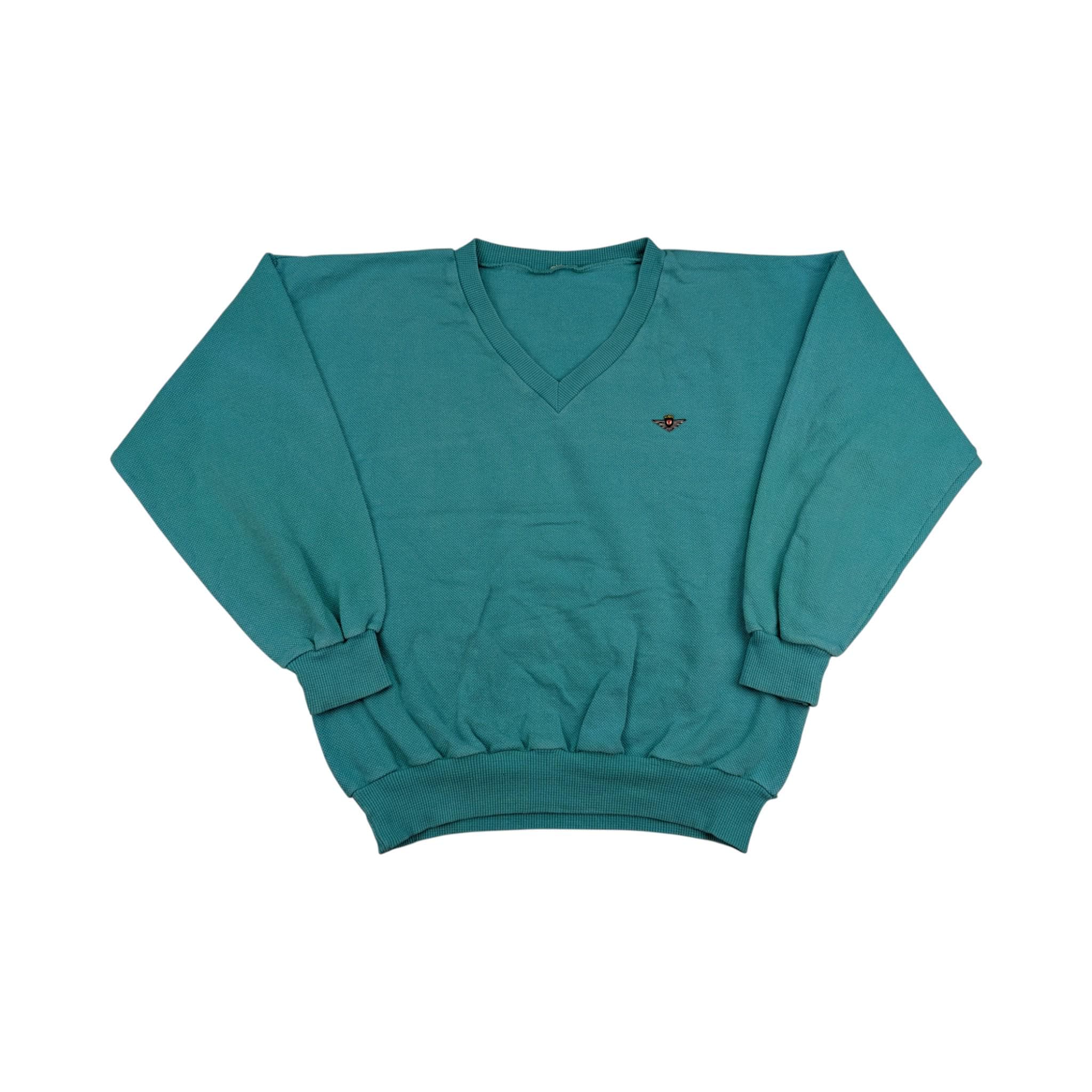 ニット+セーター 90s 00s vintage turquoise wool knit y2k Women Y2K Sweater Grandpa Vintage Knitted Grunge Fall Sweaters for