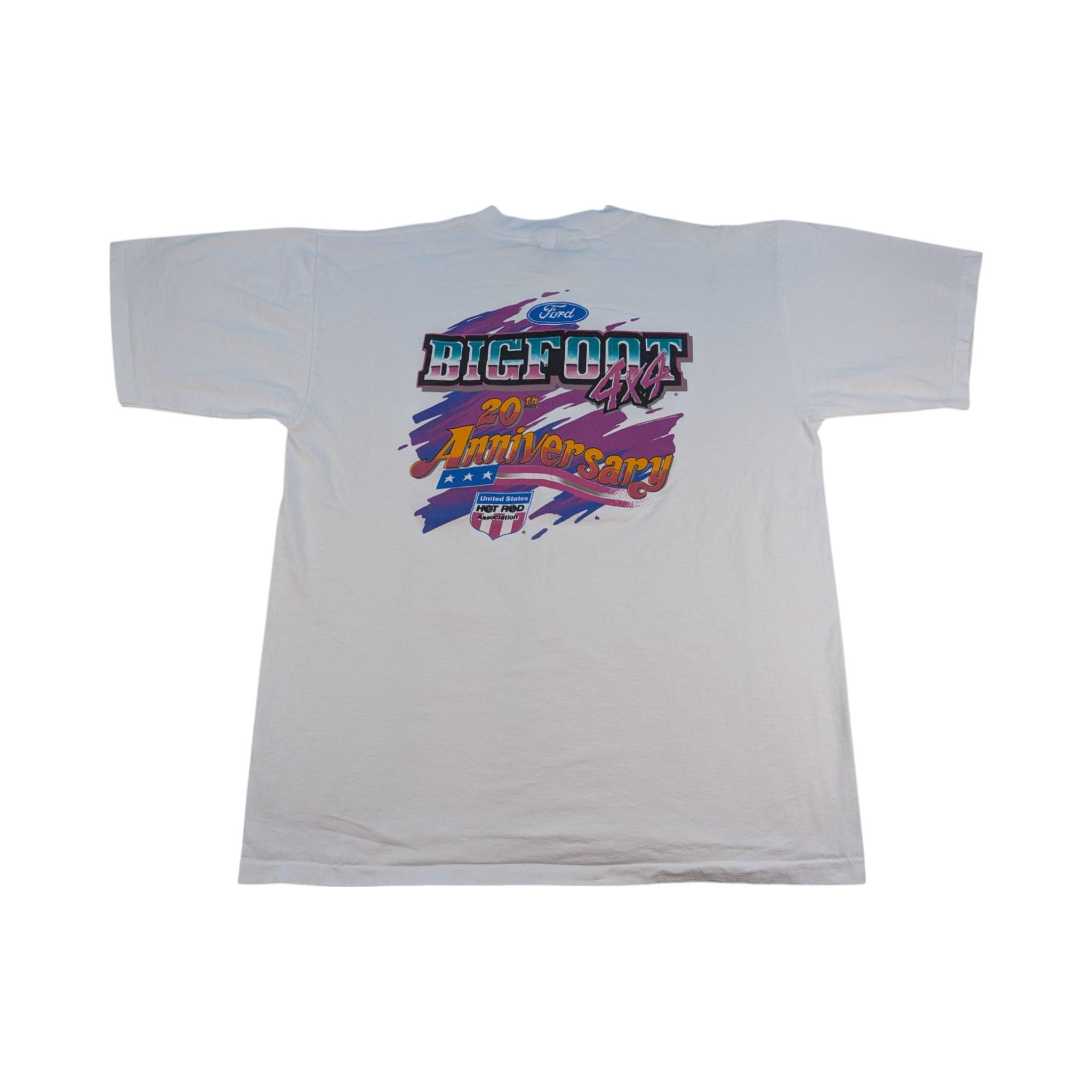 Vintage AllSport T-Shirt XL White 1990s Made in USA Single Stitch Destination Iowa Faded Graphic True Vintage Rare Tee Shirt