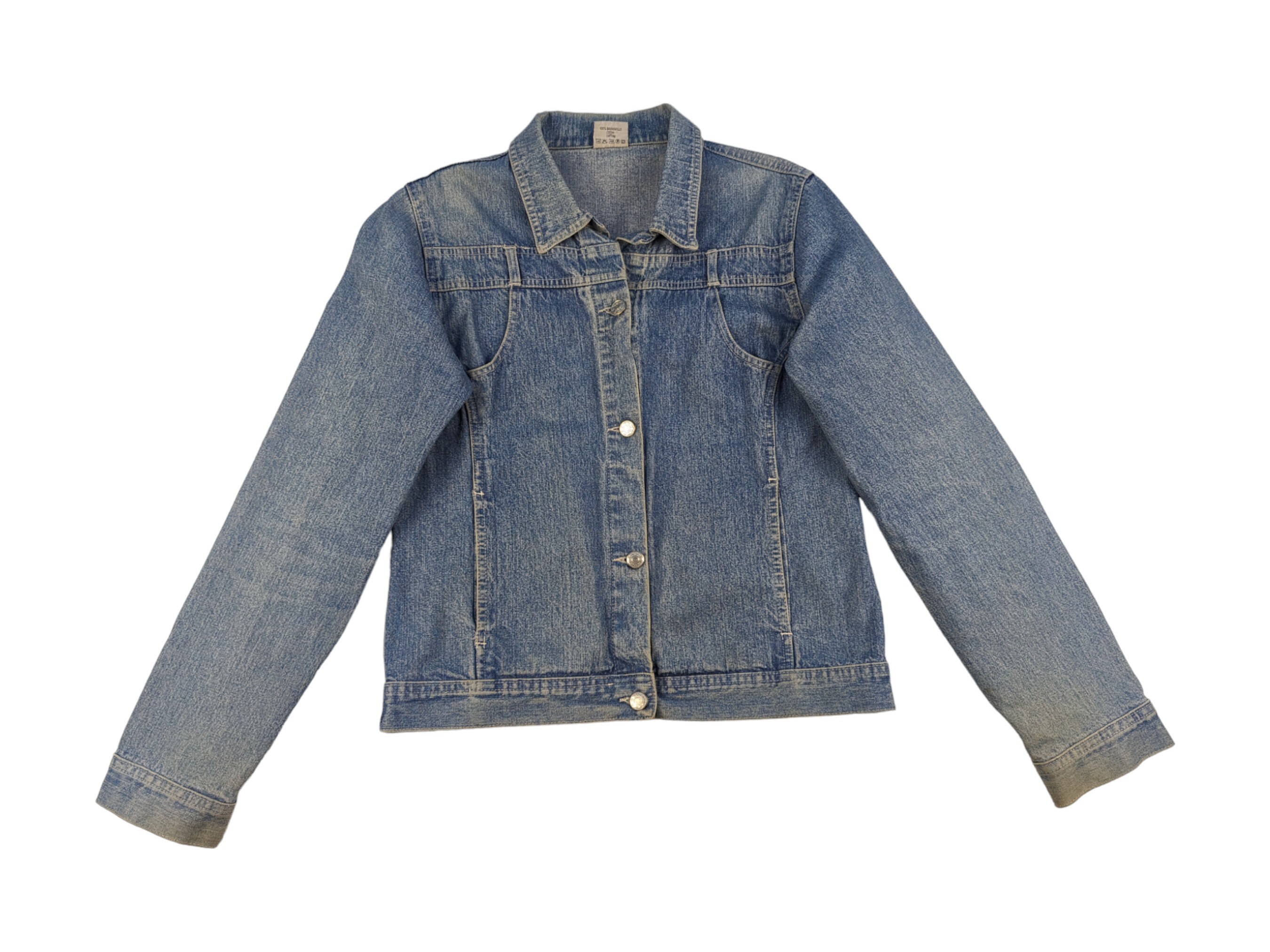 ジャケット・アウター 90s DENIME JACKET 90s Vintage Crash One Denim Jacket Size 176/S Light Blue