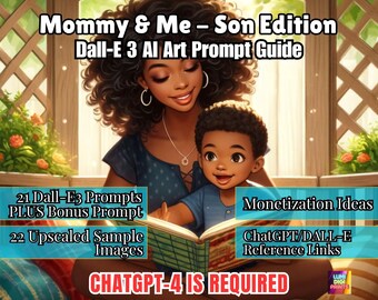 Dall-E 3 Mother's Day AI Art Prompt Guide, Prompt Guide for Mother's Day,