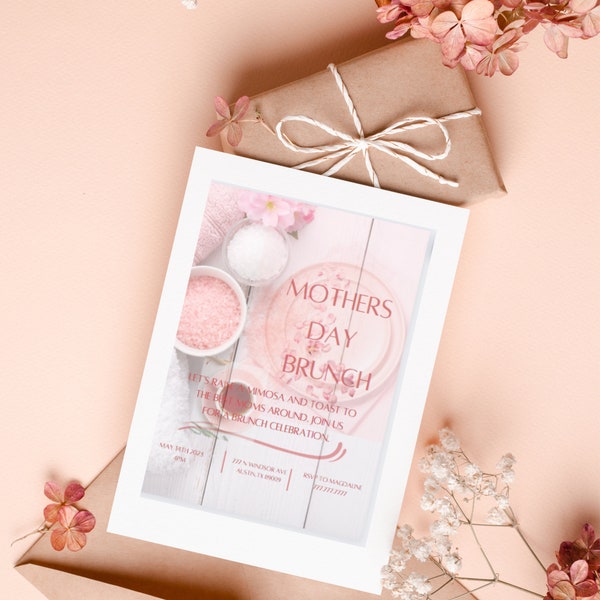 Soft Feminine Event Invitation