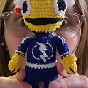 Lightning Bug with Hockey Jersey Crochet Pattern pdf (not the finished product)