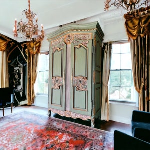 Custom Order Option, French Style Vintage Wedding Armoire