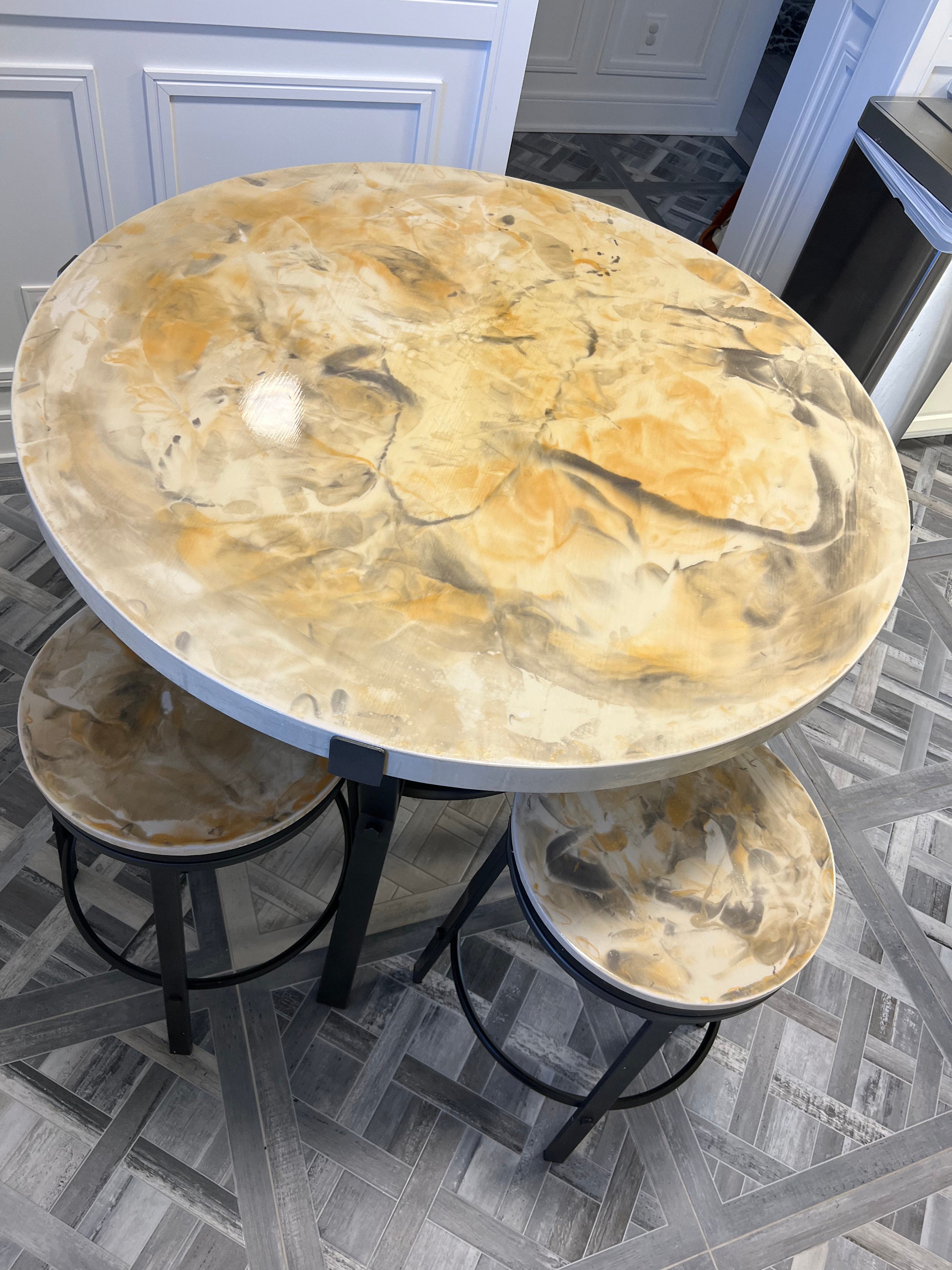 Round Dining Table Etsy