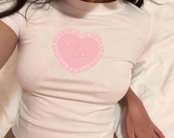 America's Sweetheart Coquette Baby Tee, Y2K Baby Tee, Cowgirl Tshirt, Trendy 90s Baby Tee, Vintage Tee, Cottage Core Baby Tee, Lana Del Rey