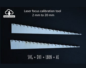 Laser focus tool , Focus calibration tool for accurate focus every time. can be used for any diode and co2 machine