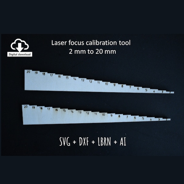 Laser focus tool , Focus calibration tool for accurate focus every time. can be used for any diode and co2 machine