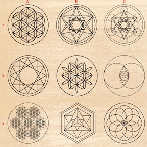 22 Kristallgitter SVG, Heilige Geometrie SVG, Baum des Lebens, Blume des Lebens für Manifestation Digitale Datei für Laser und Cricut