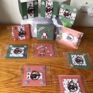 Tarjetas navideñas 3D hechas a mano
