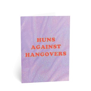 Kaart Huns Against Kater – Nuchterheidsviering, geheelonthouder, nuchter, nuchtere verjaardag, alcoholvrije mijlpaal, herstelcadeau
