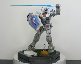 Gundam RX-78-2 American Style Custom 1/144 with Diorama