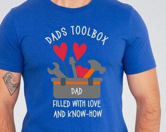 Handyman Dad T-shirt Tool loving Dad Shirt Gift for Tradie Fathers Days Tee