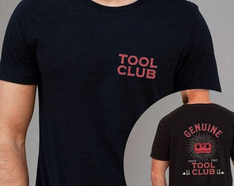 Handyman shirt, Tool Club T-shirt, Back graphic mens tee, tool lover gift, husband tshirt, boyfriend shirt, gift for dad