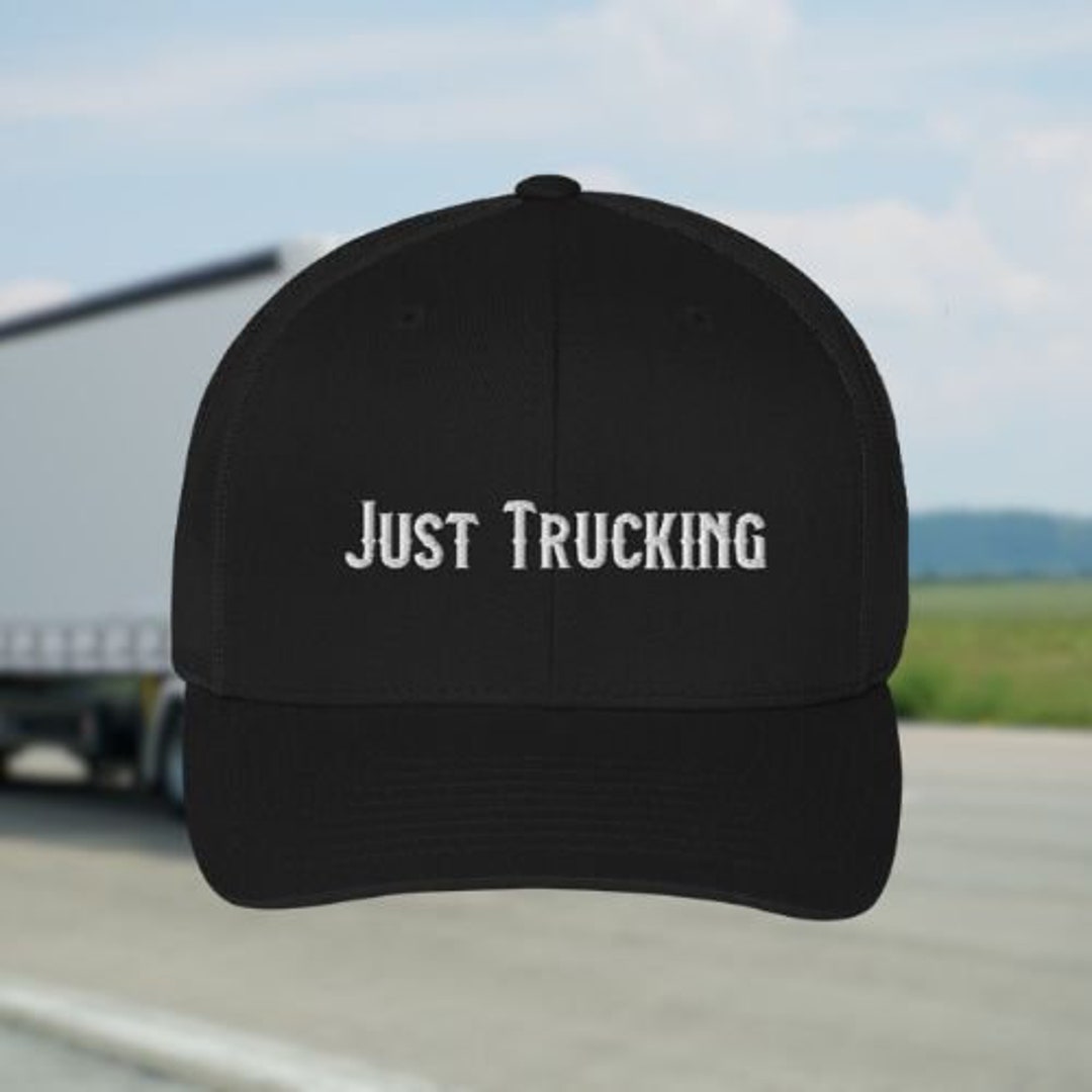 Trucker Hat Big Rig Driver Truck Driver Cap Embroidered Cap Etsy