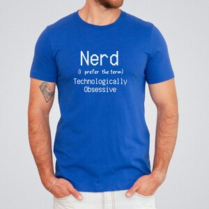 Nerd T-shirt, Funny Nerd Definition Tee, Computer Programmer Shirt ...