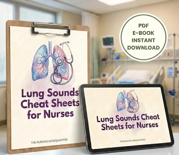 Lung Sounds Cheat Sheets for Nurses