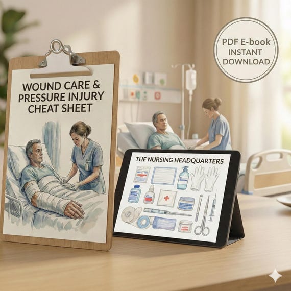 Wound Care & Pressure Injury Cheat Sheet