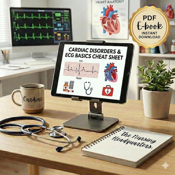 Cardiac Disorders & ECG Basics Cheat Sheet
