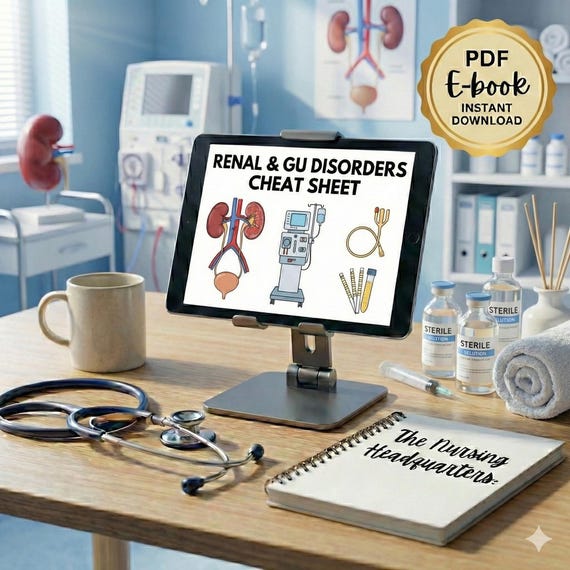 Renal and GU Disorders Cheat Sheet