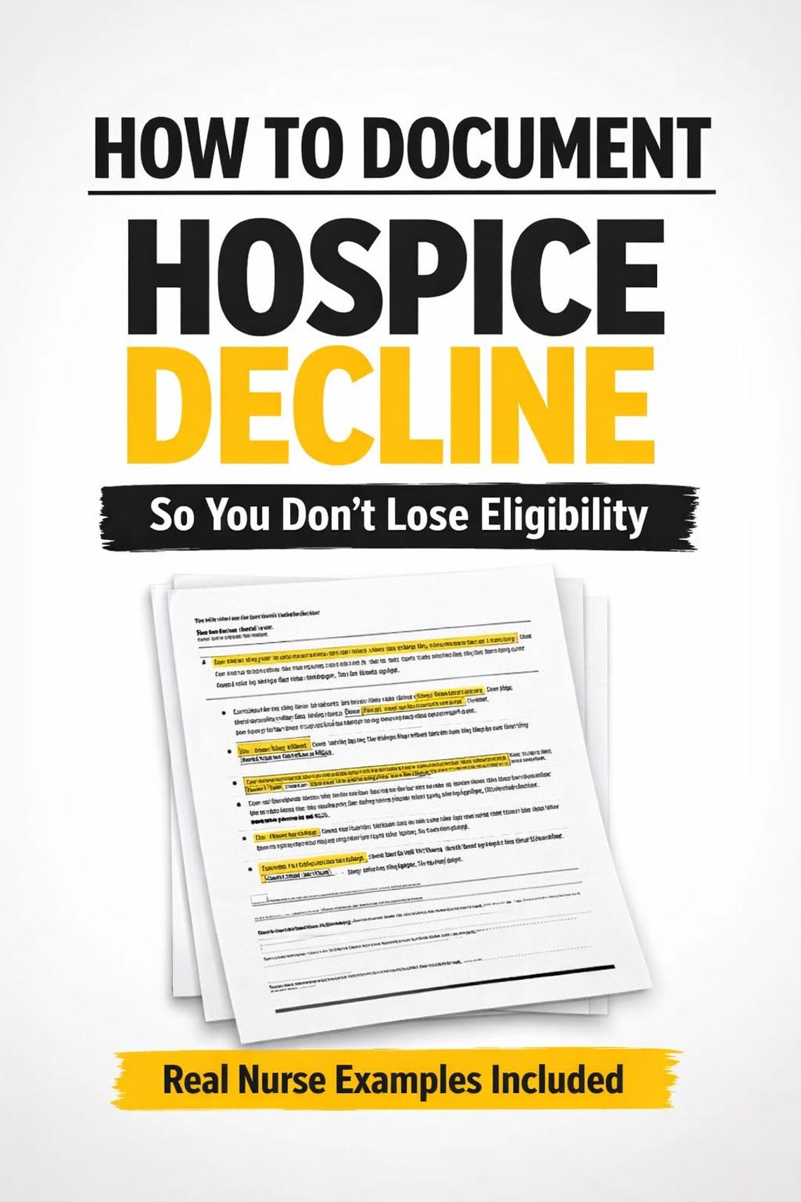 Hospice Revocation Form.pdf Hospice Decline Documentation Guide for Nurses, Avoid Denials, Charting ...