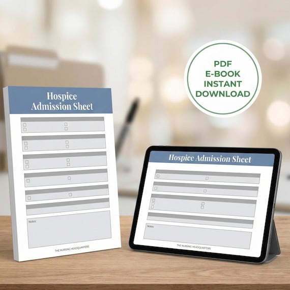 Hospice Admission Sheet