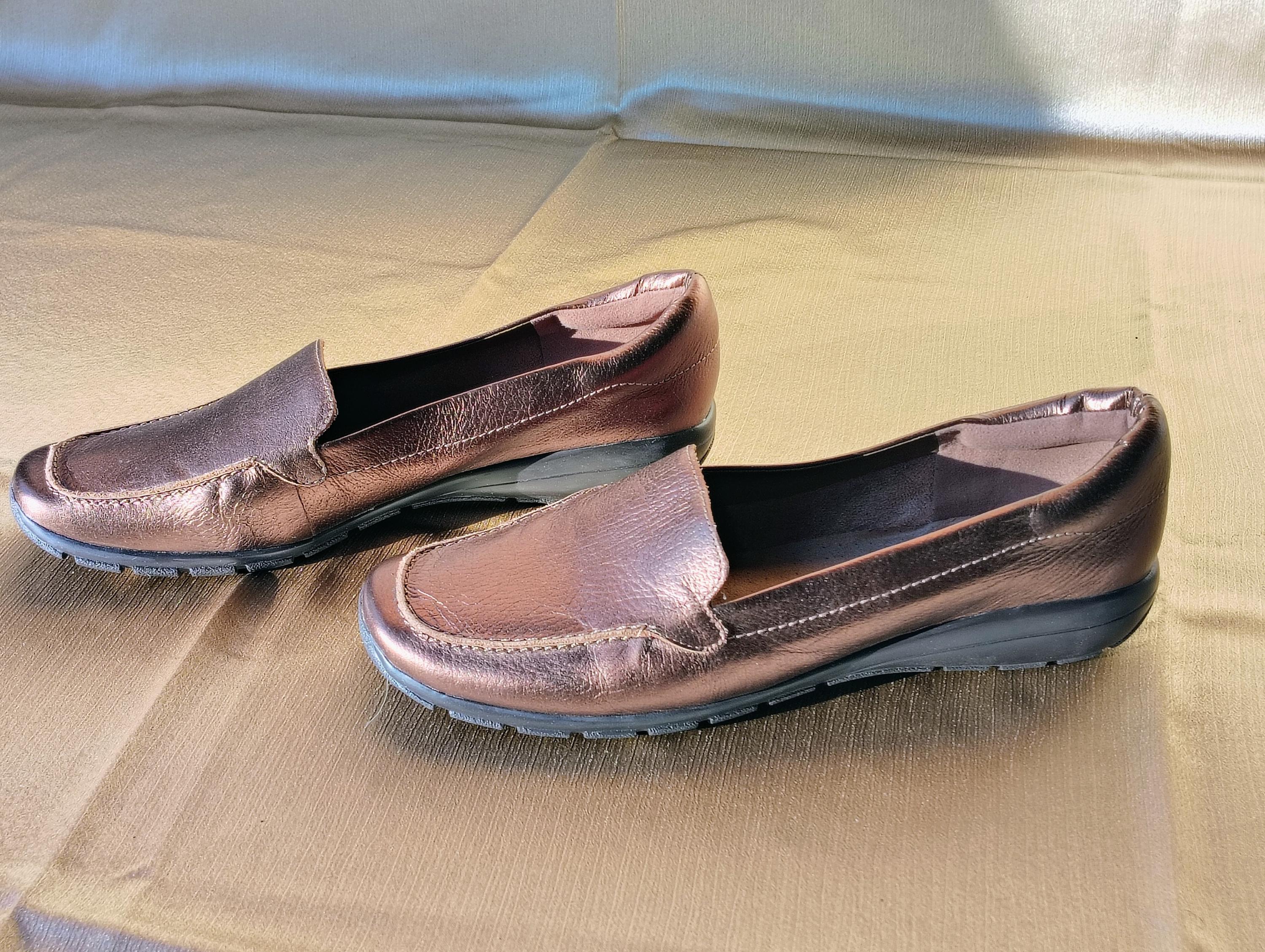 Metallic Bronze Shoe - Etsy