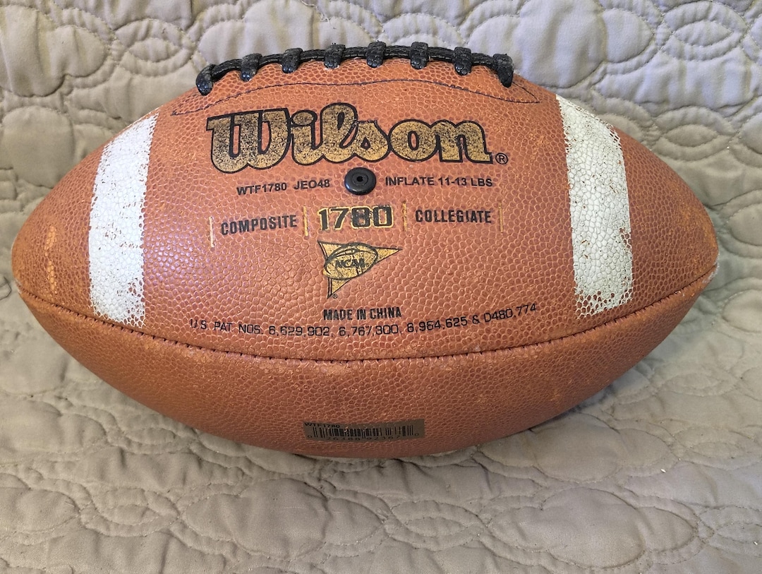 Scuffed Played Wilson Composite 1780 Collegiate NCAA GST Football WTF ...