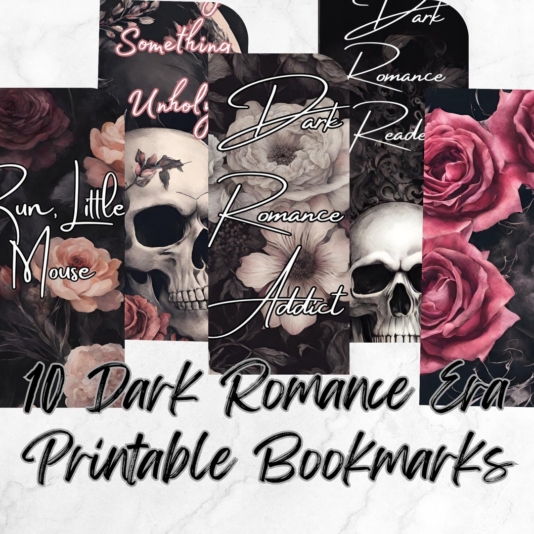 Dark Romance Era Printable Bookmarks Set of 10 Vintage - Etsy