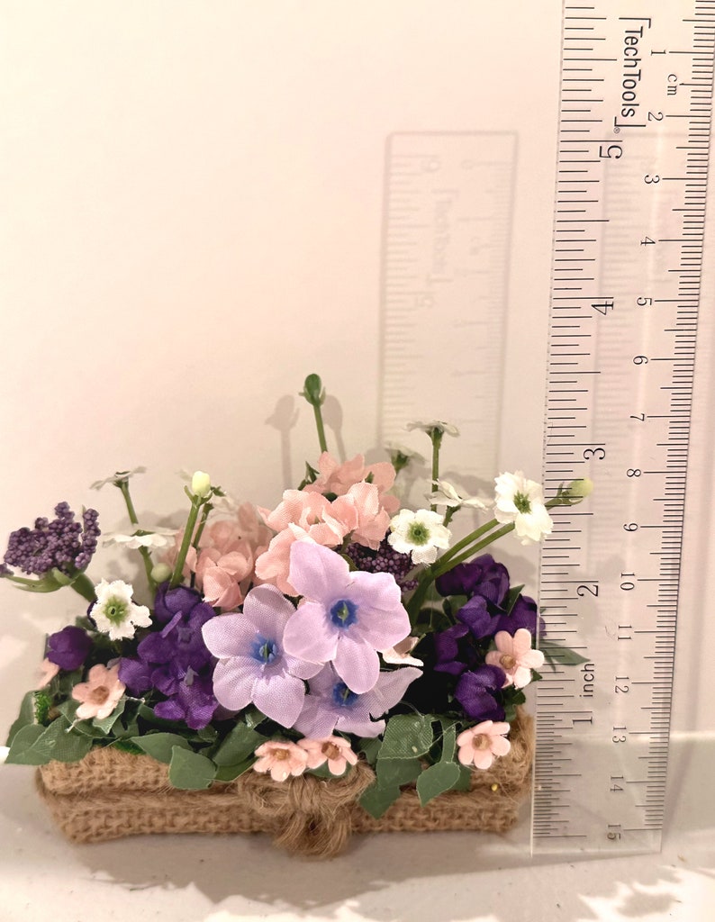 112 Miniature Flower Bed/window Box 2 Color Choices Etsy