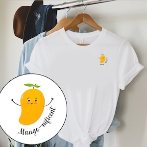 Mango-nificent Tee, Cute Mango Tee, Mango Shirt, Mango T-shirt, Fruit Shirt, Fruit Tee