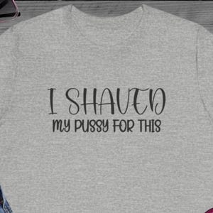 Funny, Naughty Adult Women Tee, Humorous T-Shirt, Sarcastic Short Sleeve Shirt, Sassy Graphic Tee, Rude Unisex Jersey Tee, Hilarious