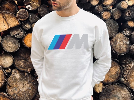 Sudadera con capucha BMW M Performance Logo para hombre // Sudadera BMW  blanca // Regalo Bmw -  España